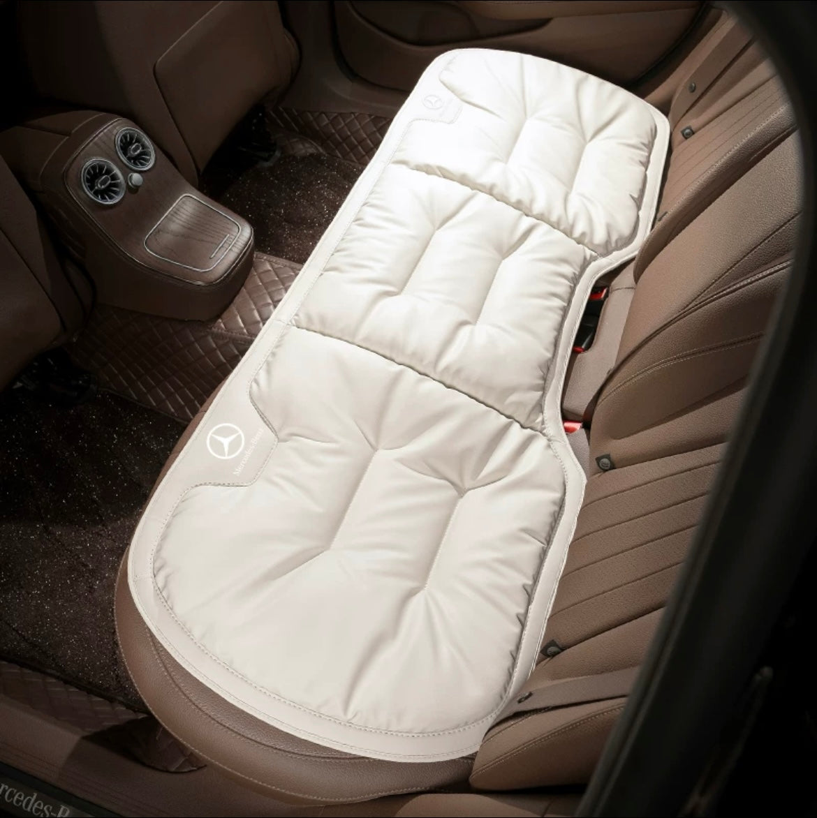 Personalized cushion for the back seat